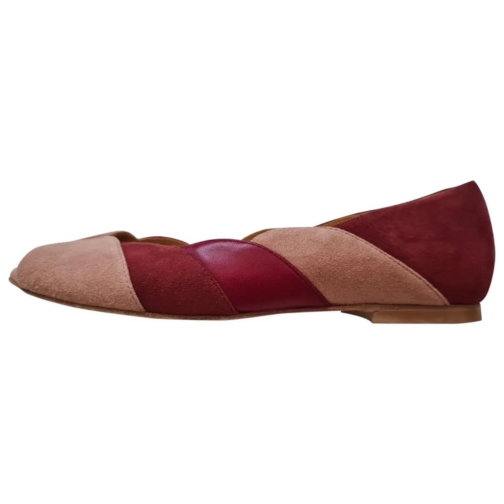 Sezane NWT Leather Ballet Flats